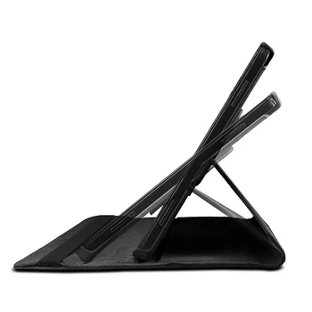 Microsonic Samsung Galaxy Tab A 10.1'' P580 Kılıf 360 Rotating Stand Deri Siyah