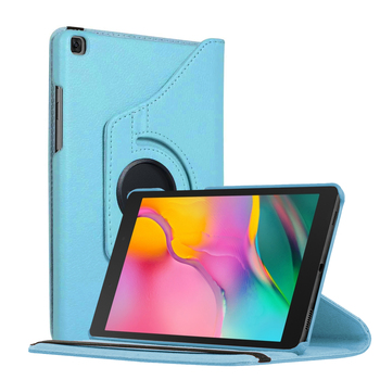 Microsonic Samsung Galaxy Tab A T290 360 Stand Dönerli Kılıf Mavi