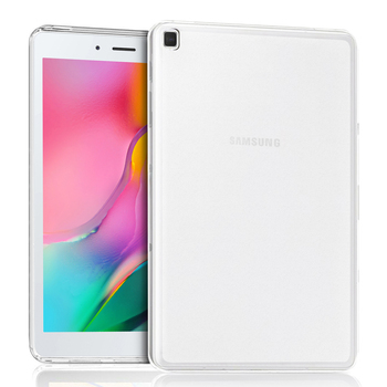 Microsonic Samsung Galaxy Tab A T290 Kılıf Transparent Soft Beyaz