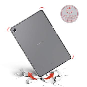 Microsonic Samsung Galaxy Tab A T510 Kılıf Transparent Soft Siyah