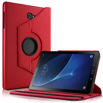 Microsonic Samsung Galaxy Tab A T580 360 Stand Dönerli Kılıf Kırmızı Microsonic Samsung Galaxy Tab A T580 360 Stand Dönerli Kılıf Kırmızı