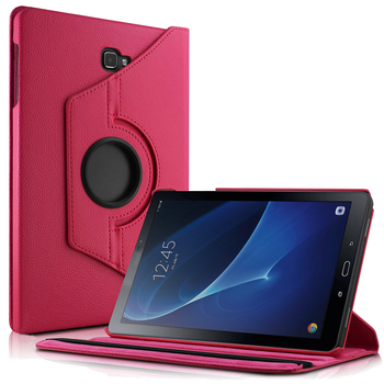 Microsonic Samsung Galaxy Tab A T580 360 Stand Dönerli Kılıf Pembe Microsonic Samsung Galaxy Tab A T580 360 Stand Dönerli Kılıf Pembe