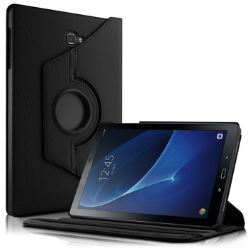 Microsonic Samsung Galaxy Tab A T580 360 Stand Dönerli Kılıf Siyah Microsonic Samsung Galaxy Tab A T580 360 Stand Dönerli Kılıf Siyah
