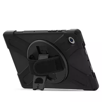 Microsonic Samsung Galaxy Tab A8 X200 Kılıf Heavy Defender Siyah