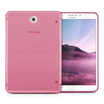 Microsonic Samsung Galaxy Tab S2 T715 Kılıf Transparent Soft Pembe