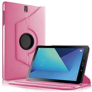 Microsonic Samsung Galaxy Tab S3 T820 360 Stand Dönerli Kılıf Pembe Microsonic Samsung Galaxy Tab S3 T820 360 Stand Dönerli Kılıf Pembe