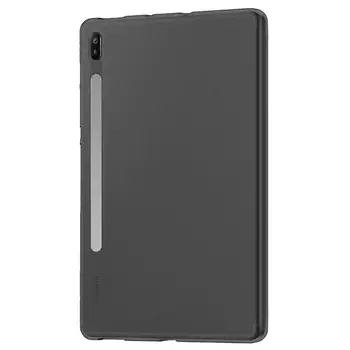 Microsonic Samsung Galaxy Tab S7 FE LTE T737 Kılıf Transparent Soft Siyah
