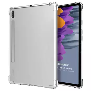 Microsonic Samsung Galaxy Tab S8 Plus X800 Kılıf Shock Absorbing Şeffaf
