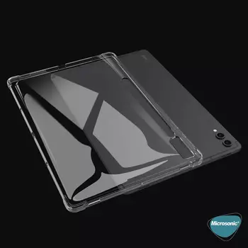 Microsonic Samsung Galaxy Tab S9 FE+ Kılıf Shock Absorbing Şeffaf