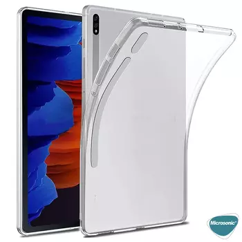 Microsonic Samsung Galaxy Tab S9 Ultra X910 Kılıf Transparent Soft Şeffaf