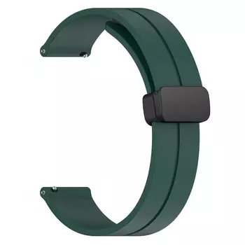 Microsonic Samsung Galaxy Watch 3 41mm Kordon Ribbon Line Koyu Yeşil