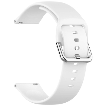 Microsonic Samsung Galaxy Watch 3 45mm Silikon Kordon Beyaz