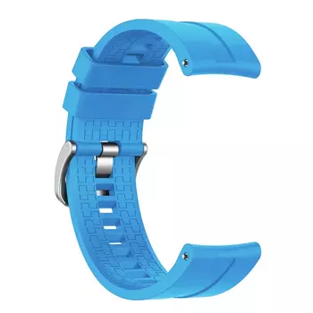 Microsonic Samsung Galaxy Watch 4 Classic 42mm Kordon, Silicone RapidBands Mavi