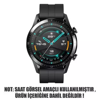 Microsonic Samsung Galaxy Watch 4 Classic 46mm Kordon, Silicone RapidBands Siyah