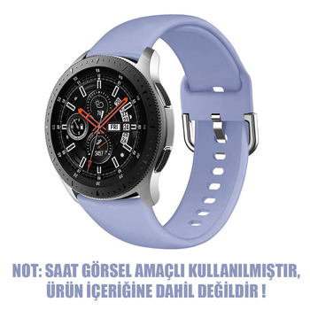 Microsonic Samsung Galaxy Watch 42mm Silikon Kordon Lila