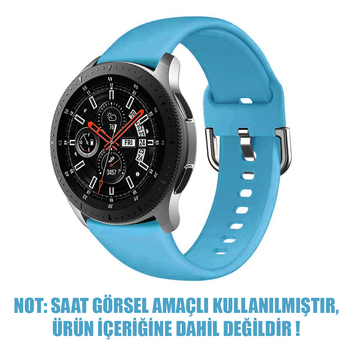 Microsonic Samsung Galaxy Watch 42mm Silikon Kordon Mavi