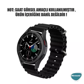 Microsonic Samsung Galaxy Watch 46mm Kordon Ocean Band Yeşil