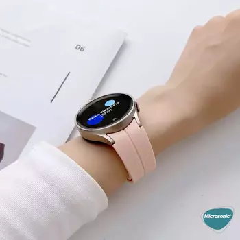 Microsonic Samsung Galaxy Watch 5 40mm Kordon Ribbon Line Siyah