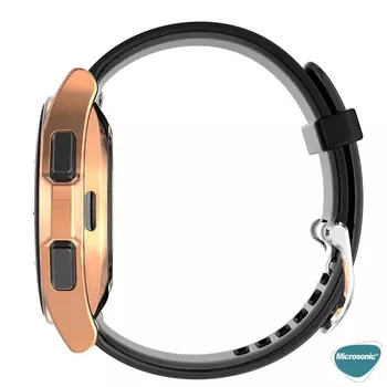 Microsonic Samsung Galaxy Watch 5 Pro 45mm Kılıf 360 Full Round Soft Silicone Siyah