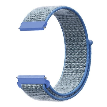 Microsonic Samsung Galaxy Watch 6 40mm Hasırlı Kordon Woven Sport Loop Mavi