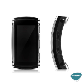 Microsonic Samsung Gear Fit 2 Pro Kılıf 360 Full Round Soft Silicone Şeffaf Kılıf