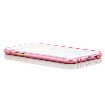 Microsonic Slim Kılıf Transparent Soft iPhone 6 Plus (5.5'') Kılıf Transparent Soft Pembe