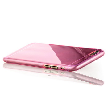 Microsonic Slim Kılıf Transparent Soft iPhone 6 Plus (5.5'') Kılıf Transparent Soft Pembe