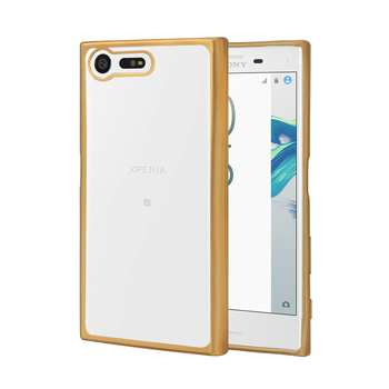 Microsonic Sony Xperia X Compact Kılıf Skyfall Transparent Clear Gold Microsonic Sony Xperia X Compact Kılıf Skyfall Transparent Clear Gold