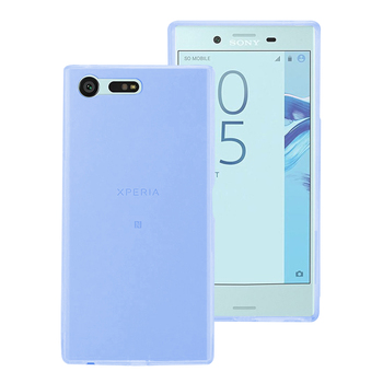 Microsonic Sony Xperia X Compact Kılıf Transparent Soft Mavi Microsonic Sony Xperia X Compact Kılıf Transparent Soft Mavi