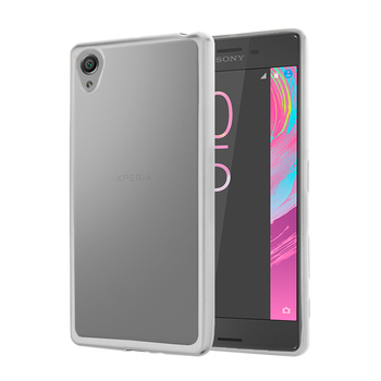 Microsonic Sony Xperia X Kılıf Skyfall Transparent Clear Gümüş