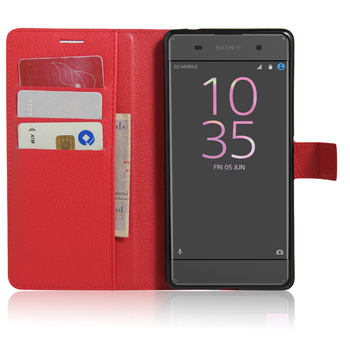 Microsonic Sony Xperia Xa Cüzdanlı Deri Kılıf Kırmızı Microsonic Sony Xperia Xa Cüzdanlı Deri Kılıf Kırmızı