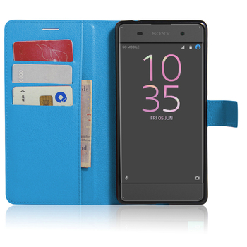 Microsonic Sony Xperia Xa Cüzdanlı Deri Kılıf Mavi Microsonic Sony Xperia Xa Cüzdanlı Deri Kılıf Mavi