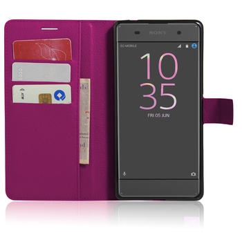 Microsonic Sony Xperia Xa Cüzdanlı Deri Kılıf Mor Microsonic Sony Xperia Xa Cüzdanlı Deri Kılıf Mor