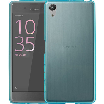 Microsonic Sony Xperia XA Kılıf Transparent Soft Mavi