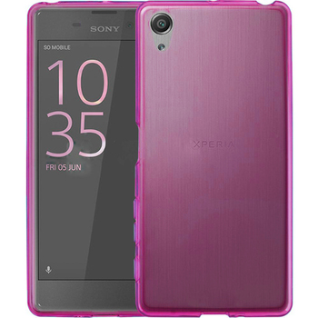 Microsonic Sony Xperia XA Kılıf Transparent Soft Pembe Microsonic Sony Xperia XA Kılıf Transparent Soft Pembe