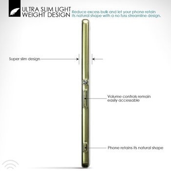 Microsonic Sony Xperia XA Ultra Kılıf Transparent Soft Beyaz