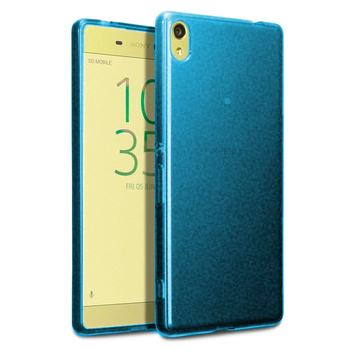 Microsonic Sony Xperia XA Ultra Kılıf Transparent Soft Mavi Microsonic Sony Xperia XA Ultra Kılıf Transparent Soft Mavi