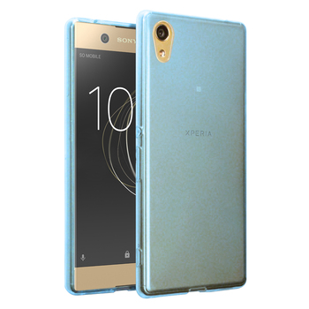 Microsonic Sony Xperia XA1 Kılıf Transparent Soft Mavi Microsonic Sony Xperia XA1 Kılıf Transparent Soft Mavi