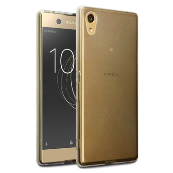 Microsonic Sony Xperia XA1 Kılıf Transparent Soft Siyah