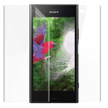 Microsonic Sony Xperia XZ1 Ekran Koruyucu Film Seti - Ön ve Arka