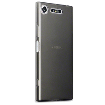 Microsonic Sony Xperia XZ1 Kılıf Transparent Soft Siyah