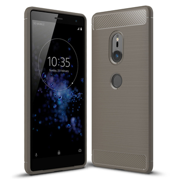 Microsonic Sony Xperia XZ2 Kılıf Room Silikon Gri Microsonic Sony Xperia XZ2 Kılıf Room Silikon Gri