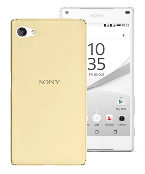 Microsonic Sony Xperia Z5 Compact Kılıf Transparent Soft Gold Microsonic Sony Xperia Z5 Compact Kılıf Transparent Soft Gold