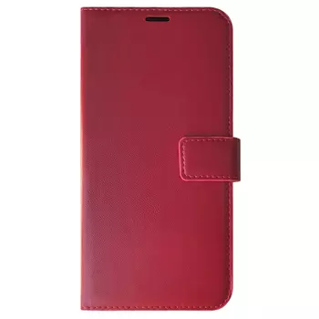 Microsonic TECNO Camon 18 Kılıf Delux Leather Wallet Kırmızı