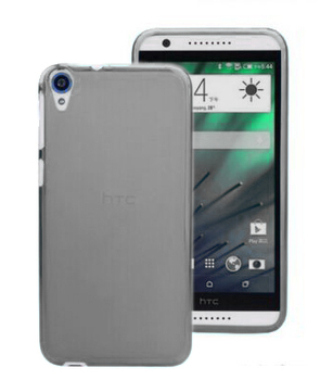 Microsonic HTC Desire 820 Kılıf Transparent Soft Siyah