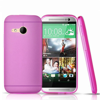 Microsonic HTC One Mini 2 (M8 Mini) Kılıf Transparent Soft Pembe Microsonic HTC One Mini 2 (M8 Mini) Kılıf Transparent Soft Pembe