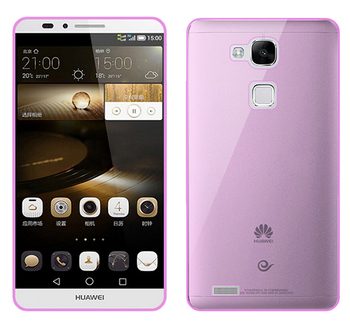 Microsonic Huawei Ascend Mate 7 Kılıf Transparent Soft Pembe Microsonic Huawei Ascend Mate 7 Kılıf Transparent Soft Pembe
