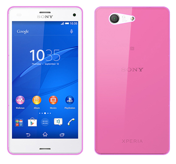 Microsonic Sony Xperia Z3 Compact ( Z3 Mini) Kılıf Transparent Soft Pembe