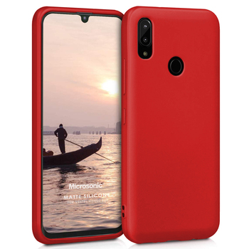 Microsonic Vestel Venüs E5 Kılıf Matte Silicone Kırmızı Microsonic Vestel Venüs E5 Kılıf Matte Silicone Kırmızı