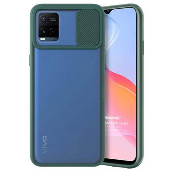 Microsonic Vivo Y21s Kılıf Slide Camera Lens Protection Koyu Yeşil Microsonic Vivo Y21s Kılıf Slide Camera Lens Protection Koyu Yeşil